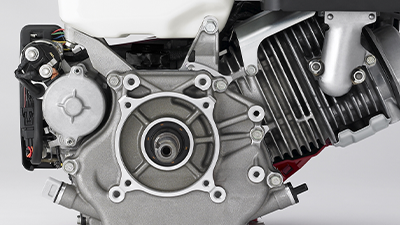 Côté arrière du modèle de moteur Honda